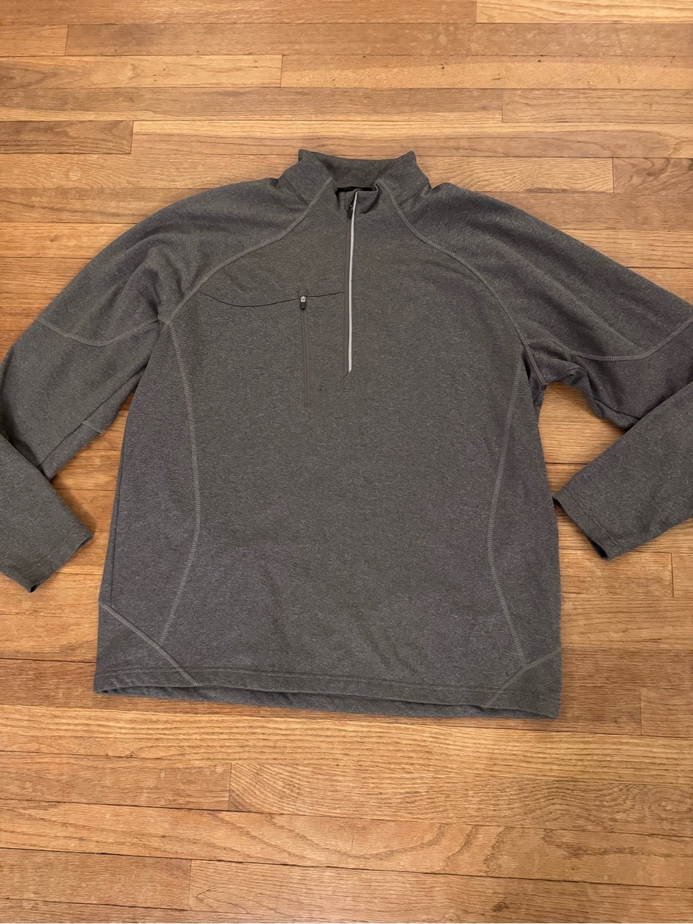 North End Men's Gray 1/2 Zip Pullover - Size XL
 b77